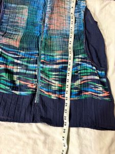 Abstract Print Sleeveless Top