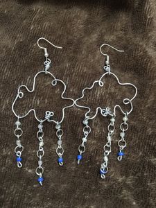 CUTE CLOUD &amp; RAINDROP🌧DANGLING EARRINGS