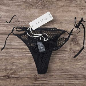 Esotiq Lace Thong with Tie Details
