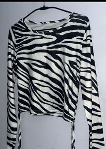 Zebra Print Top
