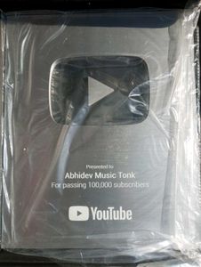 New Silver Play Button