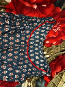 90s Navy,Cherry Red kurti