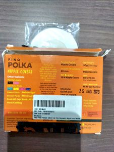 NIPPLE COVERS - PINQ POLKA (PREMIUM COTTON FEEL)
