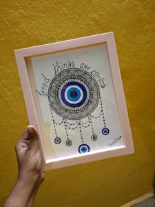 Evil Eye Mandala Art Frame