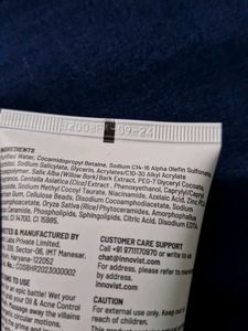 2% Salicylic Acid Face Wash For Oily Skin