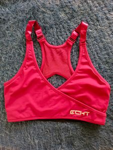 Pink ECHT Netted Bra