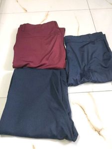 Navy Blue Man 3 Pants Combo