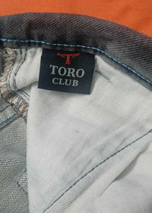 Gray Denim Pants
