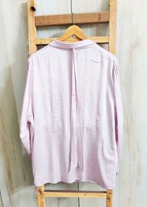 Elegant Lilac Shirt Size-44-46-Length-28 Inch