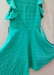 Green Checkered Dress