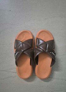 Stylish Brown Slides