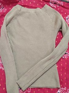 Ribbed Long Sleeve Top