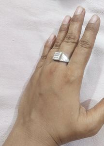 Pure Silver Ring For Men