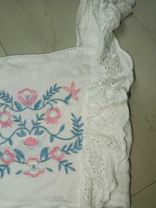 Floral Embroidered Top