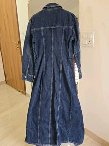 ZARA TRF Long Denim Dress