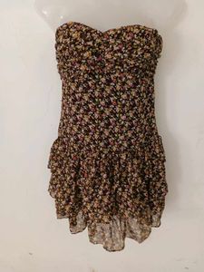Y2K STRAPLESS MINI DRESS