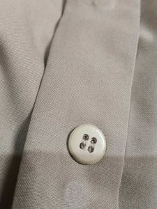 Vintage Tan Button-Down Shirt