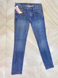 Embellished Flare Jeans