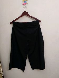 Black Loose Fit Bottom For Women
