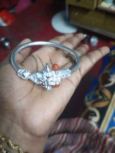 Silver Lord Murugan  Bracelet