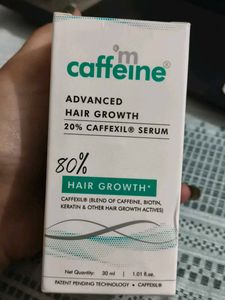 m caffeine advanced hair growth serum
