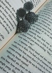 Silver Jhumka Earrings