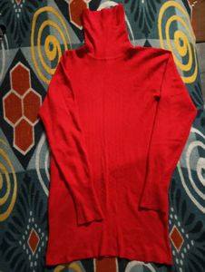 Red Long Sweater
