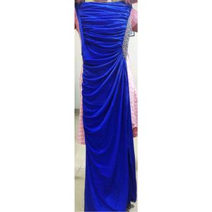 Long Blue Gown
