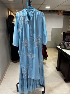 Long Skirt Attached Gown
