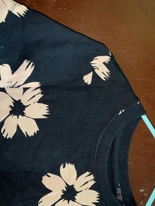 Floral Print Crop Top