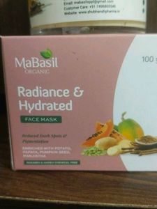 Mabasil Radiance &amp; Hydrated Face Mask