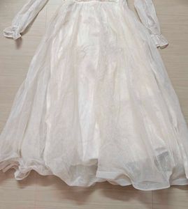 Elegant Fairy Princess White Dress