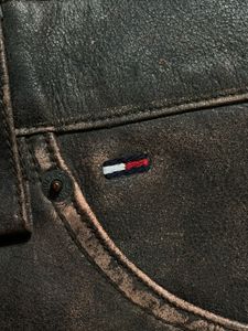 Y2K Leather Jeans Tommy Hilfiger