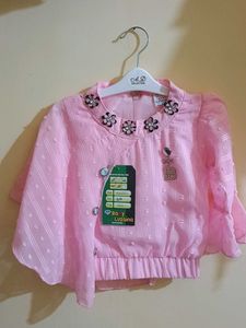 Baby Girl's Party Top