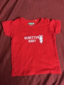 Benetton Baby Red Graphic Tee