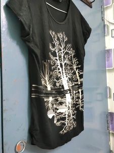 Black Stretchable Party TOP