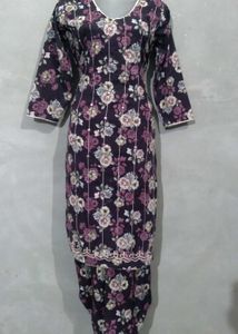 Cotton Printed Suit