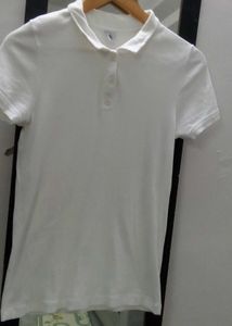 White Polo T-Shirt