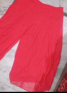 Gajri Pink Plazo For 34 Waist