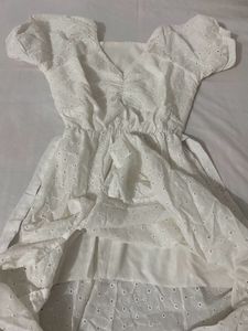 White Eyelet Summer Dress