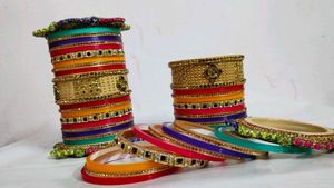 🌟 Premium Rajasthani Sheep Kangan – Bridal &amp; Fest