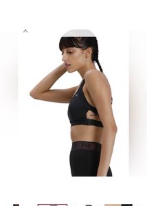 PUMAWomen Sports Lightly Padded Bra (Black)
