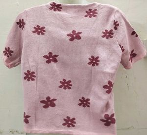 Floral Knit Top