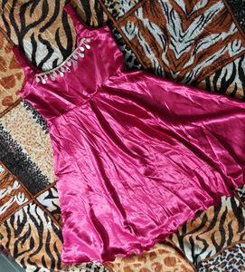 Elegant Cherry Red Kurta Set