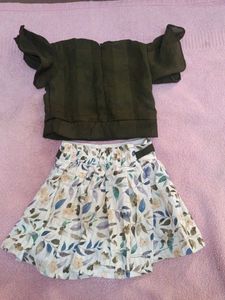 Floral Skirt &amp; Top Set