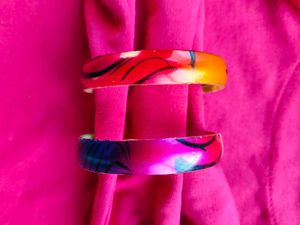 Set of 2 Colorful Bangles