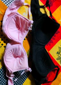 Black &amp; Pink 🩷 Lightly Padded Bra Combo