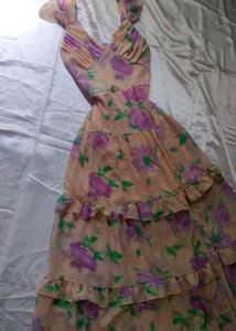 Floral Ruffle Tiered Dress