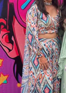 Boho Chic Crop Top &amp; Maxi Skirt Set