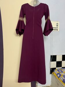 Pinterest Korean Purple Long One Piece